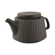 Avanti Siena 950ml Stoneware Teapot w/ Infuser Tea Brewing Maker Pot Charcoal