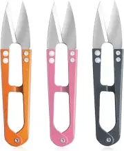 3 Pcs Thread Snips 4.1" Mini Sewing Scissors Yarn & Thrum Nippers Thread Cutter