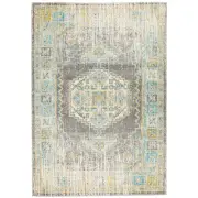 NEW Tapete Rug Century Bohemian Rug Grey Multi 290x200cm