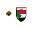 pins pin's flag national badge backpack hat shield world sudan
