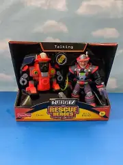 NEW Robotz Rescue Heroes Billy Blazes & Ember Talking Robot C5961 Sealed In Box