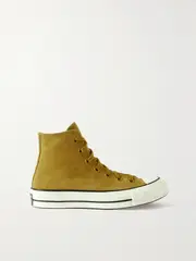 [CONVERSE] CONVERSE - Chuck 70 Suede High-top Sneakers - Tan - UK 4.5 UK 4.5 Brown