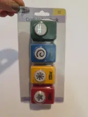 McGill Craft Paper Punch 4-In-1 Craft Value Pack Circle Heart Star & Daisy New