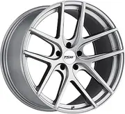 TSW GENEVA Silver Wheel with Painted Finish (17 x 8. inches /5 x 112 mm, 32 mm Offset)