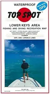 Top Spot N209 Map- Lower Key AreaKey West to Rebecca Shoal Loran-C &