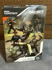 Retired sealed Mega Construx CALL OF DUTY LEGENDS ALLIED SOLDIERS WWII 2017