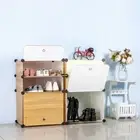 Shoe Storage Cabinet 3 Tier Drawer Shoes Boot Organizer Cupboard Closet
