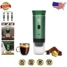 Portable Espresso Machine - Self-Heating Travel Coffee Maker in Foliage Green