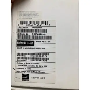 二手功能全部正常MacBook Air 2013年1.3GHz - i5 - 4G - 128G -13寸iphone