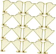 Kisangel 30pcs Miniature Harp Instrument Mini Harp Ornament Small Harp Instrument Christmas Tree Hanging Decor Dollhouse Musical Instrument Ornaments for Festive Tree Ornaments