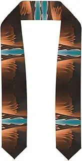 [SKKNT] Sand Dunes Print Graduation Shawl Stole For Academic Commencements Honor Sash Congratulations Gift