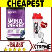 OPTIMUM NUTRITION AMINO ENERGY 30 SERVE GRAPE// BCAAS BRANCH CHAIN AMINO ACIDS