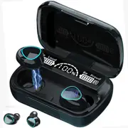 Wireless Bluetooth Earphones Headphones Earbuds Waterproof LED Display w/ Mic AU