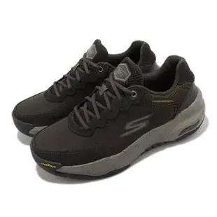 【SKECHERS】戶外鞋 Go Walk Arch Fit Outdoor 防潑水 男鞋 棕 健行 足弓支撐(216463DKBR)