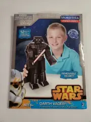 Star Wars Darth Vader Poseable Character Paper Model 12” Tall NEW OPEN COMPLETE