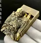 Antique Drawer Lighter Brass Match Box Kerosene Lighter Creative Ignition Gifts