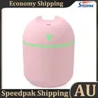 Ultrasonic Air Humidifier Aroma Sprayer USB Essential Oil Diffuser (Pink) AU