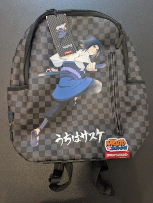 2007 Sprayground Limited Edition NARUTO SHIPPUDEN SASUKE UCHIHA Backpack- SCUFFS