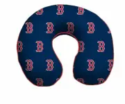 BOSTON RED SOX MEMORY FOAM TRAVEL NECK PILLOW RELAXATION PLUSH FREE SHIPPING!