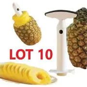 LOT 10 Easy Kitchen Pineapple Slicer Cutter Corer Gadget Plastic Fruit Peeler