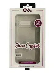 Case-Mate Sheer Crystal Case for Galaxy S10+ S10 Plus Only - Crystal Clear
