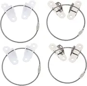 ASAKKURA Sliding Door Lock Childproof 4 Sets Furniture Straps Anti-Fall Device Kids Harness Safety Straps