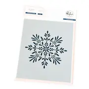 PinkFresh Studio Radiating Snowflake Stencil