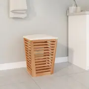 Bathroom Stool 40.5x40.5x56 cm Solid Wood Walnut vidaXL