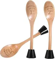 MOBUTOFU 3pcs Wooden Spoon for Cooking Competitions and Baking Prizes Unique for Kitchen Contests for Chili Cook Offs and Culinary Events