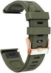 [MGTCAR] 20mm Watchband Strap For Garmin Fenix 7S 6S 6SPro Watch Quick Release Silicone Easy Fit Wrist Band For Garmin Fenix 5S/5S Plus