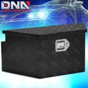 26"x11"x12" Black Aluminum Truck Trailer Tongue Tool Box Storage w/ Lock & Keys