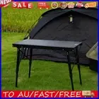 Three Unit Folding BBQ Table Portable Barbecue Table for Outdoor Picnic Fishing