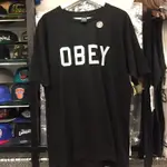 BEETLE COLLEGIATE OBEY REFLECTIVE 3M 文字 反光 LOGO 黑 短TEE S L