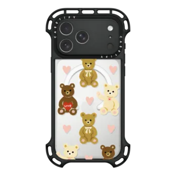 iPhone 17 Pro Max Ultra Bounce Case MagSafe Compatible Teddy Bears