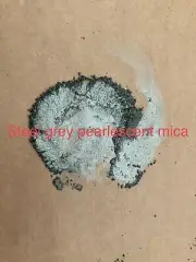 Pearlescent Mica Artist Pigment Powder, STEEL GREY 20 grams