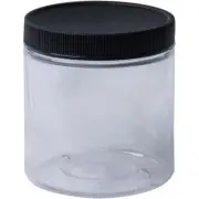 Jacquard Products Jacquard Empty Wide Mouth Plastic Jar 8oz-Clear