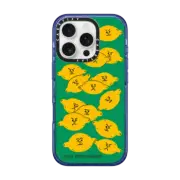 iPhone 16 Pro Impact Case MagSafe Compatible Angry Lemons iPhone Case by Tess Smith-Roberts