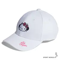 在飛比找Yahoo奇摩購物中心優惠-Adidas 帽子 棒球帽 HELLO KITTY 白【運動