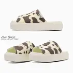 【CHII】日本限定 CONVERSE ALL STAR PLTS COWSPOT SANDAL 厚底 拖鞋 奶油乳牛