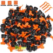 200PCS Reusable Tile Leveling System Positioning Tool Kit Spacer Locator