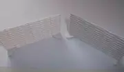 Greenhills White Wattle Fencing Pair 1:32 Scale - NEW - G1928