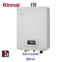 在飛比找蝦皮商城優惠-林內牌 RUA-C1620WF 強制排氣型16L熱水器 RU