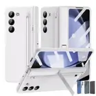 Hinge/Screen Protective Stand Case with S Pen For Samsung Galaxy Z Fold 6 5 4 3