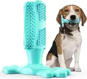 Rubber Dog Toothbrush Toy Pet Supplies French Bulldog Molar Stick Pug Puppy Chew Toy Dog Accessories Kong Dog Toys cleaning expends energy grinding teeth (Color : Light blue, Size : L)