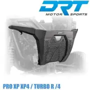 DRT Rear Bumper Guard W Mesh Inserts Black Polaris RZR PRO XP XP 4 TURBO R / 4