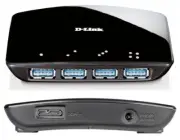 D-link Superspeed Usb 3.0 4-port dub-1340 Connect at 5 Gbps - Up To 10 time fast
