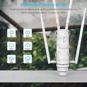 AC1200 Outdoor WiFi Range Extender Signal Booster Weatherproof Wavlink FREE SHIP