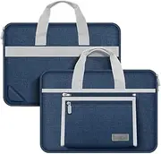 Tablet PC Cases Cover 15 Inch Laptop Sleeve Case, Slim Laptop Cover with Handle, Water Resistant Business Travel Carrying Case Compatible with MacBook Air 15 inch Case 2023 Model A2941 M2(Blue)