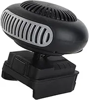 Oscillating Space Heater for Indoor Use, 170W Thermostat Electric Heater Fan with 180 Rotating Head, 2 Temp Settings Adjustable Electric Small Heater for Room, Office, Desk