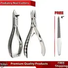 Podiatrist Moon Shape Cutter Toenail Ingrown Clipper Nipper & Nail File